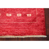 Oriental Gabbeh Kashkoli Hallway Runner Rug Wool Hand-knotted Carpet - 2'8" x 10'1"