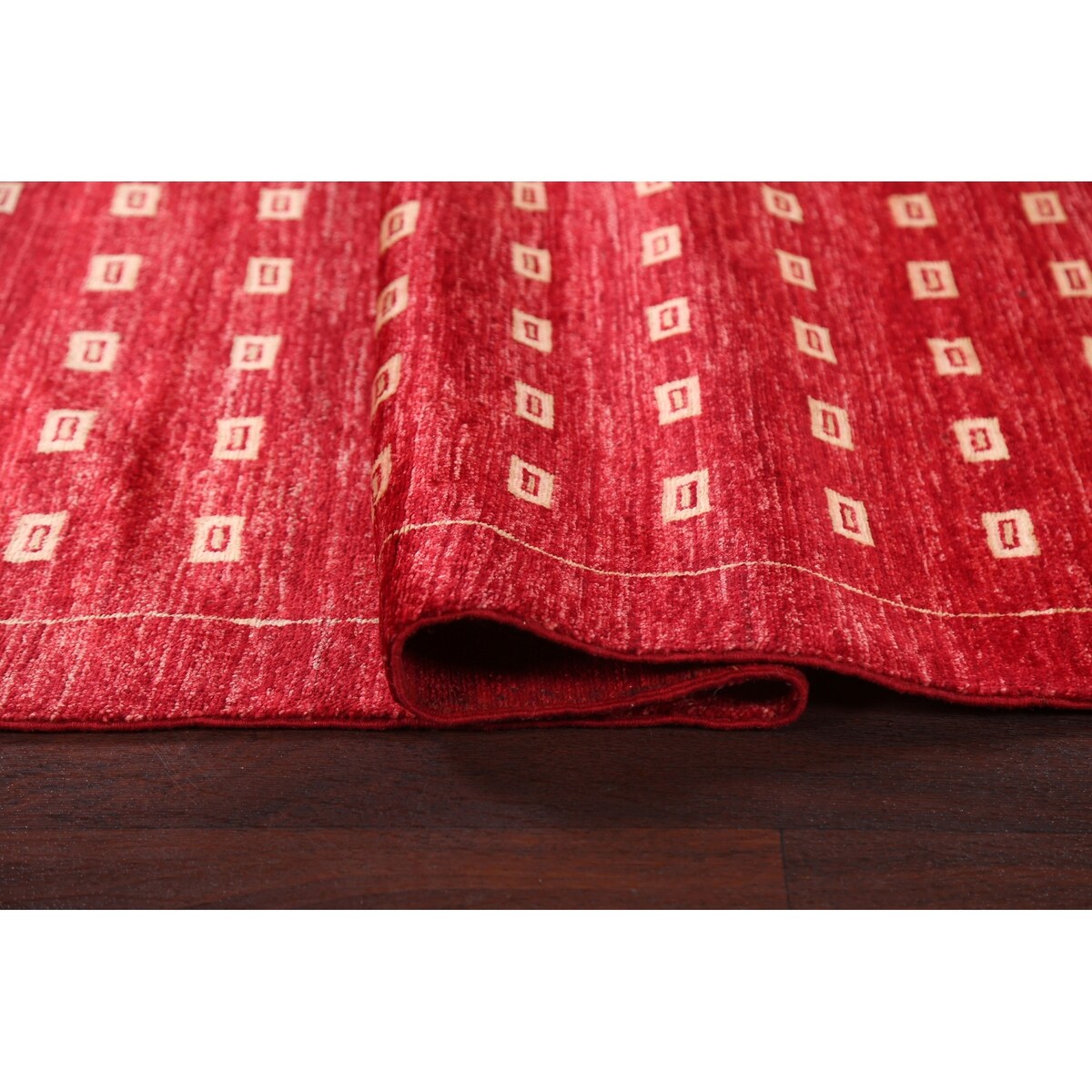 Oriental Gabbeh Kashkoli Hallway Runner Rug Wool Hand-knotted Carpet - 2'8" x 10'1"