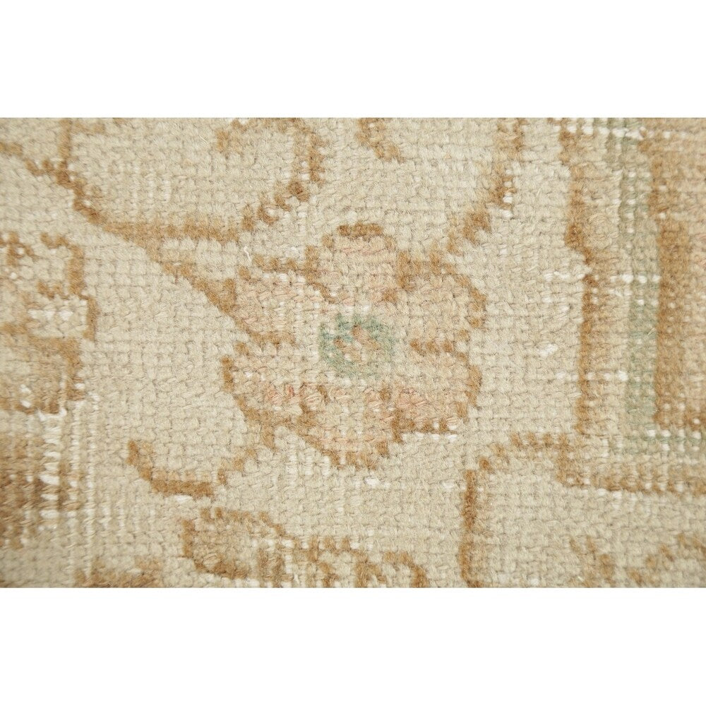 Oriental Hand Knotted Persian Traditional Muted Distressed Area Rug - 12'4" x 9'0"