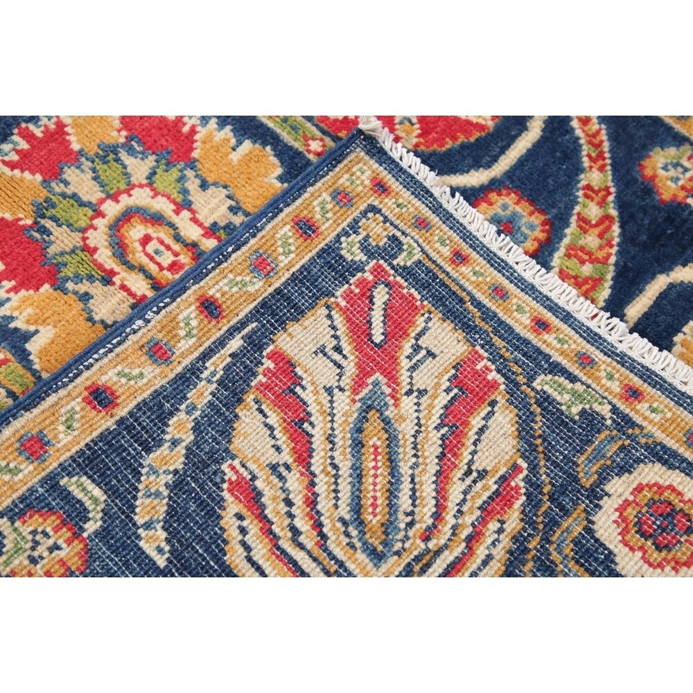 Oriental Kazak-Chechen Hand Knotted Pakistan Wool Area Rug - 3'11" x 2'8"