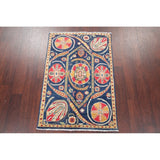 Oriental Kazak-Chechen Hand Knotted Pakistan Wool Area Rug - 3'11" x 2'8"