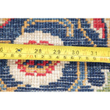Oriental Kazak-Chechen Hand Knotted Pakistan Wool Area Rug - 3'11" x 2'8"