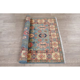 Oriental Kazak Hand Knotted Wool Carpet Traditional Pakistani Area Rug - 5'11" x 3'10"