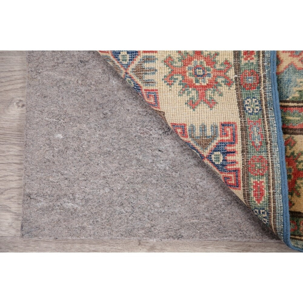 Oriental Kazak Hand Knotted Wool Carpet Traditional Pakistani Area Rug - 5'11" x 3'10"