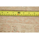 Oriental Medallion Muted Distressed Hand Knotted Persian Area Rug - 12'11" x 9'11"