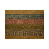 Oriental Hand-knotted Striped Gabbeh Wool Area Rug (4' x 6') - Multi