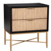 Origins by Alpine Larsen 2 Drawer Wood Nightstand