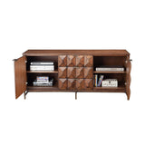 Origins by Alpine Trig TV Console for TV's up to 70", Mahogany