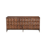 Origins by Alpine Trig TV Console for TV's up to 70", Mahogany