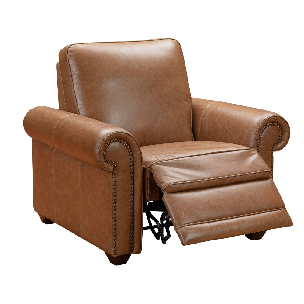 Orly Distressed Brown Top Grain Leather Power Reclining Chair