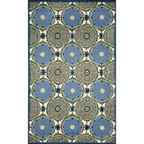 Liora Manne Ornamental Circles Outdoor Rug (2' x 3') - 2' x 3'