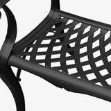 Ornate Traditional Outdoor Cast Aluminum Patio Dining Chair