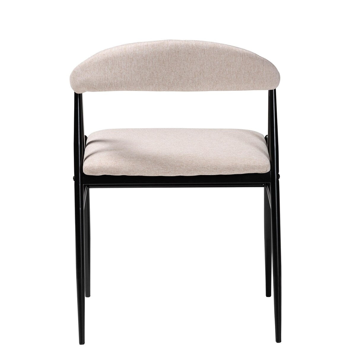 Orrin Modern Industrial Fabric and Metal 4-Piece Dining Chair Set