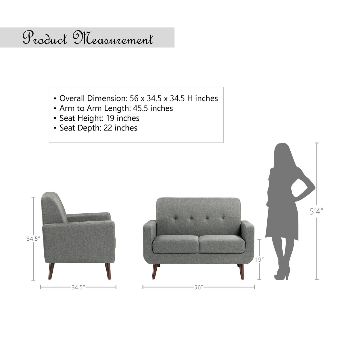 Orson Living Room Loveseat