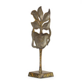 Orwell Indoor Aluminum Handcrafted Decorative Face Accessory with Stand by Christopher Knight Home
