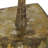 Orwell Indoor Aluminum Handcrafted Decorative Face Accessory with Stand by Christopher Knight Home