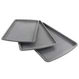 Oster 3 Piece Carbon Steel Cookie Sheet in Greystone - Silver