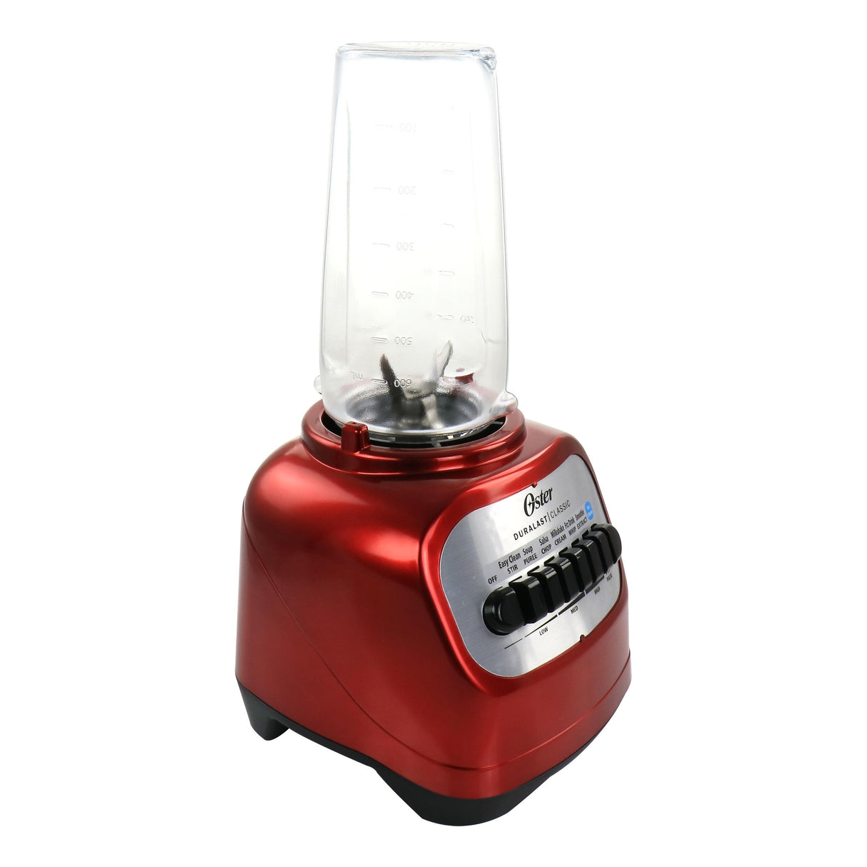 Oster Classic Series 2-in-1 6 Cup Red Blender with smoothie cup