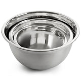 Oster Rosamond 3 Piece Stainless Steel Mixing Bowl Set in Silver - 3 Piece