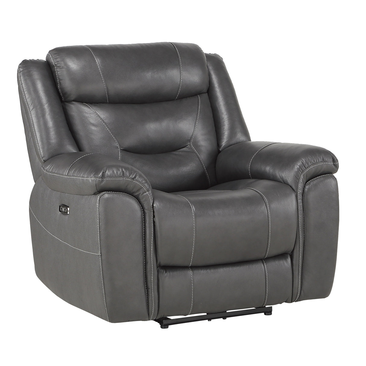 Oswald Leather Power Reclining Chair