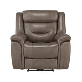 Oswald Leather Power Reclining Chair