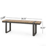 Otero Outdoor Aluminum Outdoor 6 Piece Dining Set by Christopher Knight Home