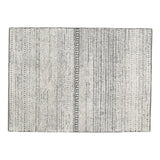 Otis 8 x 10 Modern Area Rug, Smoky Lined, Hand Tufted Wool, Large, Gray - 6' x 7' - 6' x 7'