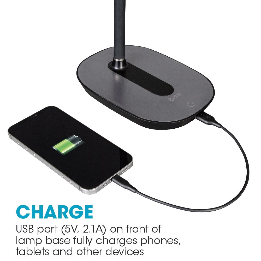 OttLite Extended Reach LED Desk Lamp