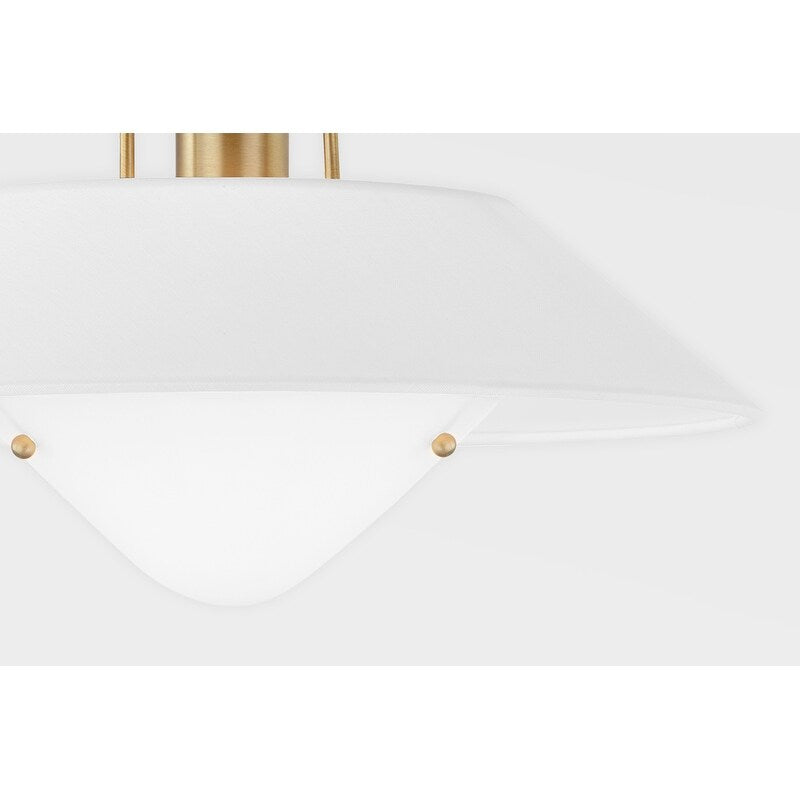 Otto - 1 Light Flush Mount - Patina Brass Frame