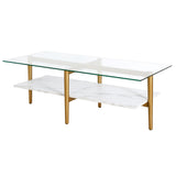 Otto Mid-Century Glam Coffee Table