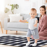 Ottomanson Classics Collection Checkered Design Rugs