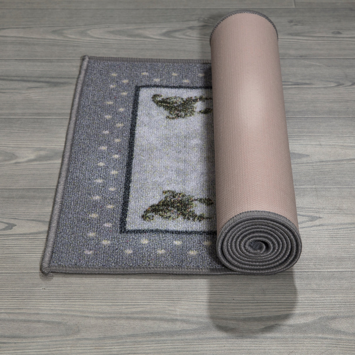 Ottomanson Daybreak Collection Rooster Rubberback Runner Rug - 20" x 59"