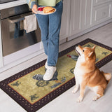 Ottomanson Daybreak Collection Rooster Rubberback Runner Rug - 20" x 59"