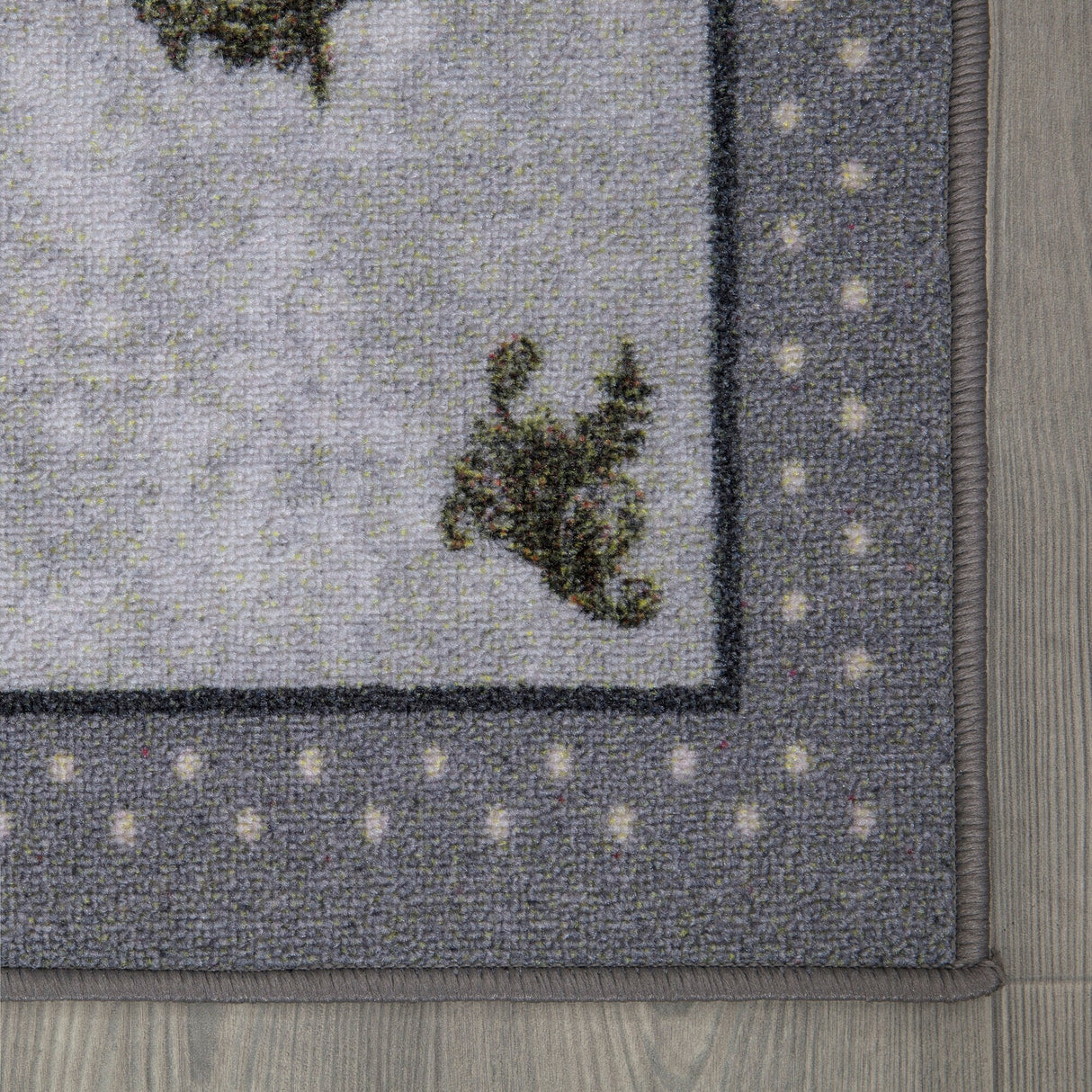 Ottomanson Daybreak Collection Rooster Rubberback Runner Rug - 20" x 59"