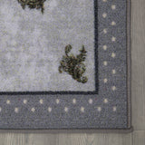 Ottomanson Daybreak Collection Rooster Rubberback Runner Rug - 20" x 59"