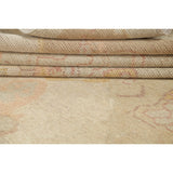 Oushak All-Over Geometric Handmade Wool Turkish Oriental Area Rug - 12'0" x 7'0"