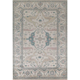 Oushak Floral Oriental Area Rug Bedroom Hand-Knotted Wool Carpet - 8'11" x 11'10"