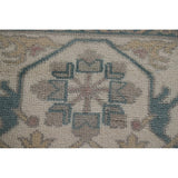 Oushak Floral Oriental Area Rug Bedroom Hand-Knotted Wool Carpet - 8'11" x 11'10"