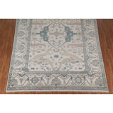 Oushak Floral Oriental Area Rug Bedroom Hand-Knotted Wool Carpet - 8'11" x 11'10"