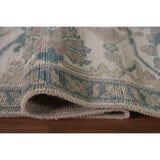 Oushak Floral Oriental Area Rug Bedroom Hand-Knotted Wool Carpet - 8'11" x 11'10"