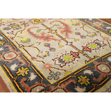 Oushak Foyer Rug Handmade Oriental Wool Carpet - 3'1" x 5'1"