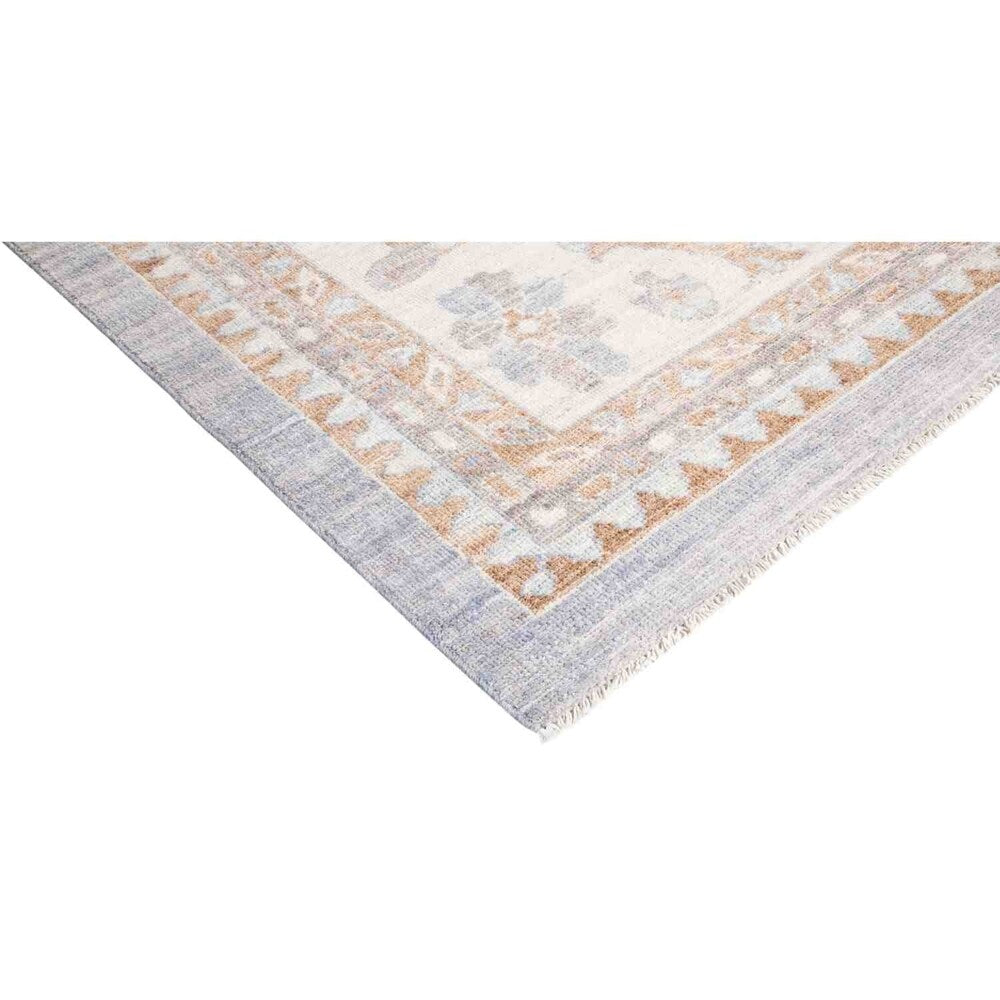 Traditional Oriental Silky Oushak One-of-a-Kind Hand-Knotted Area Rug - 12 x 15