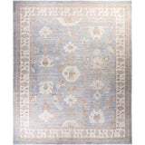 Traditional Oriental Silky Oushak One-of-a-Kind Hand-Knotted Area Rug - 12 x 15
