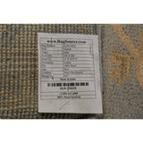 Oushak Indian Area Rug Hand-Knotted Nursery Wool Carpet - 9'4"x 11'8"