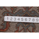 Oushak Indian Area Rug Hand-Knotted Oriental Beige Wool Carpet - 7'11"x 10'2"