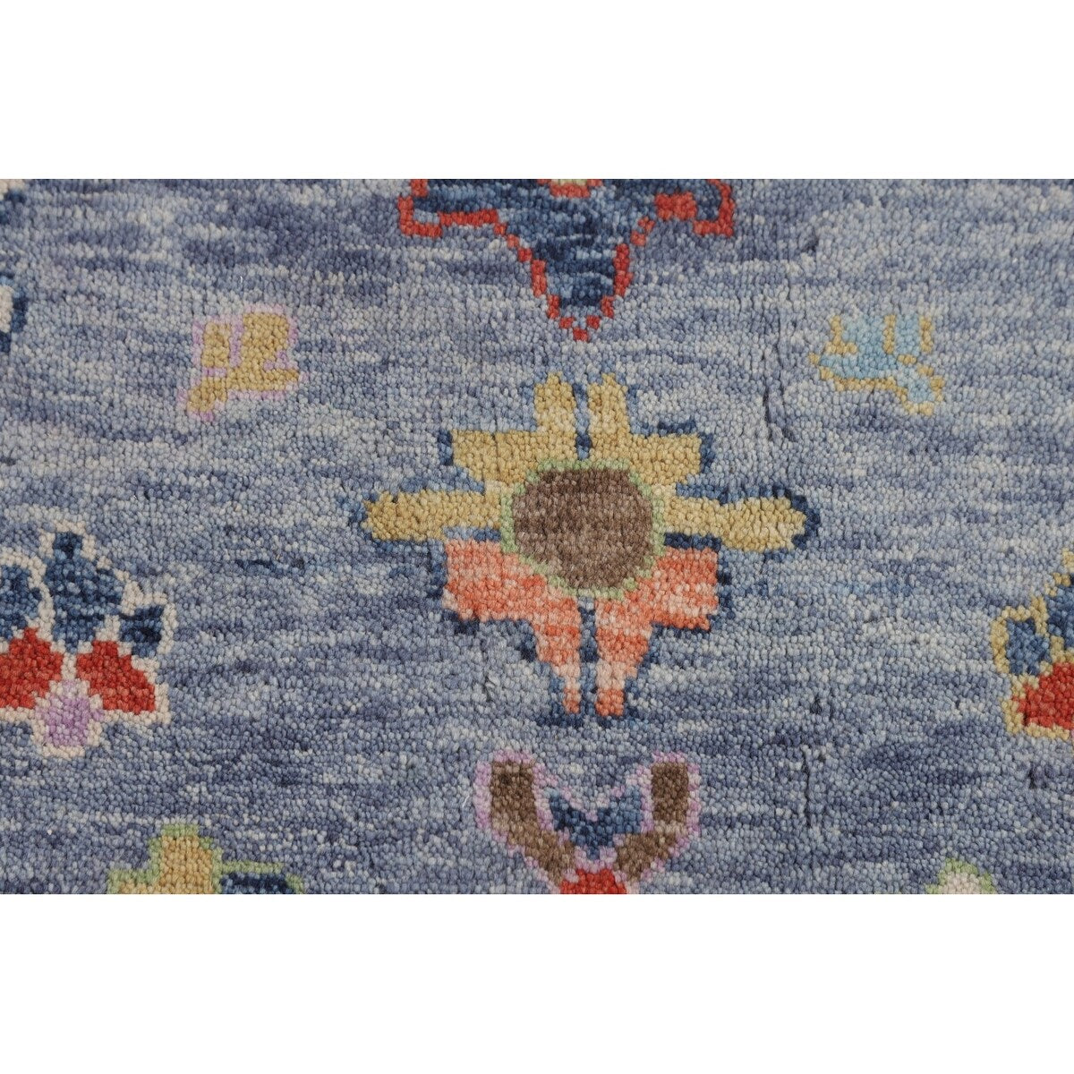Oushak Indian Area Rug Handmade Wool Carpet - 8'2"x 10'2"