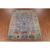 Oushak Indian Area Rug Handmade Wool Carpet - 8'2"x 10'2"