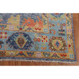 Oushak Indian Area Rug Handmade Wool Carpet - 8'2"x 10'2"