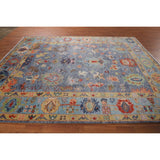 Oushak Indian Area Rug Handmade Wool Carpet - 8'2"x 10'2"