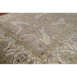Oushak Indian Large Rug Hand-Knotted Wool Carpet - 10'0"x 13'8"
